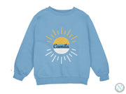 a blue sweatshirt with the words canada printed on it
