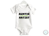 a white bodysuit with the words,&#39;my grandpa is an artist &#39;