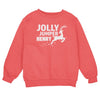 a red sweatshirt with the name of a deer on it