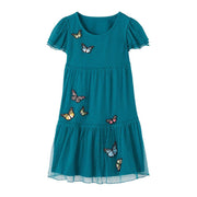 SEA GREEN PARTY DRESS - SkipStars