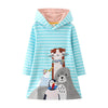 Long Sleeve Cute Seal Penguin Girls hoodie