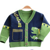 Long Sleeve Dinosaur Sweater Boys Cardigan