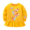 Long Sleeve Butterfly Pattern girls sweatshirt