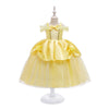 Princess Belle Inspired Girls Dress Costume