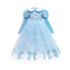 Princess Elsa Frozen Inspired Girls Dress Cosplay Costume